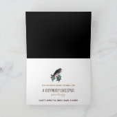 Peace in 自然Christmas Greeting Card シーズンカード (内部)