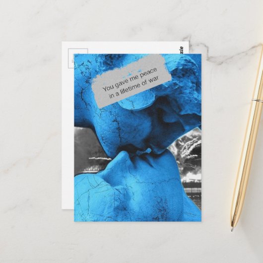 Peace in a Lifetime of War Collage ポストカード (正面/裏面インサイチュ)