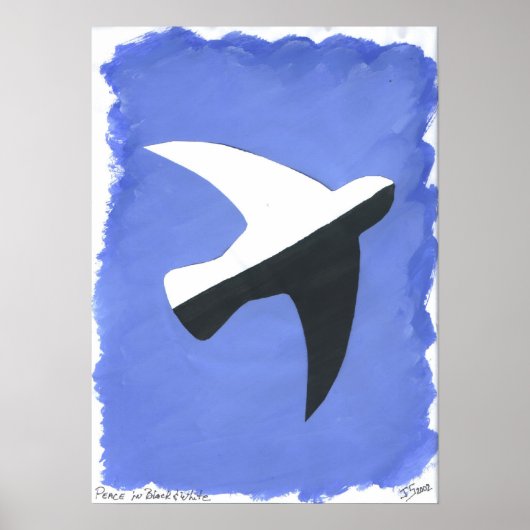 Peace In Black and White ポスター (正面)