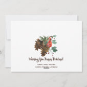 Peace in Christmas Holiday Photo Card シーズンカード (裏面)