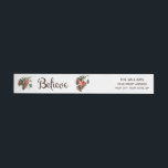 Peace in Christmas Wrap のまわりに Label ラップアラウンドラベル<br><div class="desc">ラップのまわりに差出人住所ラベルは白い背景に水色の赤い深紅色と松のコーンと茶色の文字を備え読て信じ、あなたの名前と住所でパーソナライズできる領域を備えている。</div>