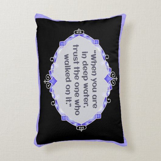 Peace in deep waters アクセントクッション (正面(垂直))