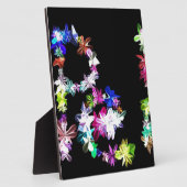 PEACE in Flowersアートプリント フォトプラーク (側面)