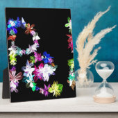 PEACE in Flowersアートプリント フォトプラーク (側面)