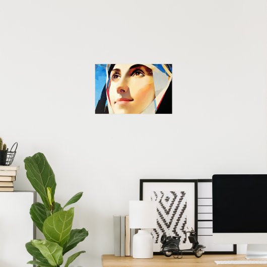 Peace in Her Gaze ポスター (ホームオフィス)