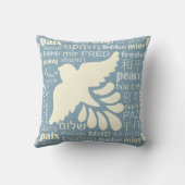 PEACE in many languages装飾用クッション クッション (裏面)