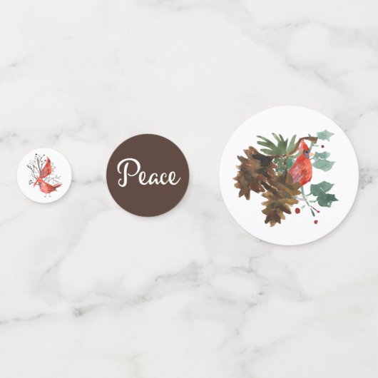 Peace in NatureTable紙吹雪 コンフェッティ (裏面)