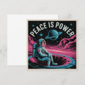 Peace Is Power 招待状 (正面/裏面)