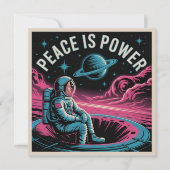 Peace Is Power 招待状 (正面)