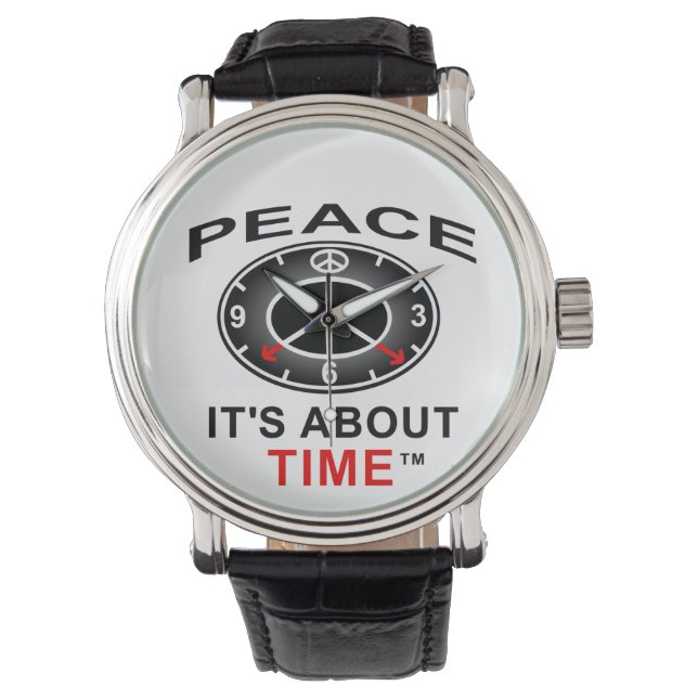 Peace It's About Time 独占的 Watch 腕時計 (正面)
