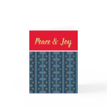 Peace & Joy Card by Poet Adiela Akoo