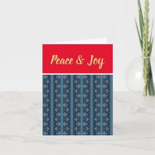 Peace & Joy Card by Poet Adiela Akoo ノートカード (正面)