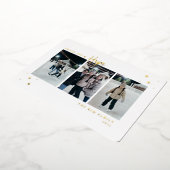 Peace Joy Hope 3写真 箔シーズンカード (回転した状態)