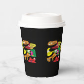 Peace Joy Love Inspirational Quote Paper Cups 紙コップ (左)