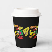 Peace Joy Love Inspirational Quote Paper Cups 紙コップ (裏面)