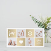 Peace Joy Love Shiny金ゴールドスクエアスタイリッシュ4写真 シーズンカード (スタンド正面)