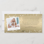 Peace Joy Love Shiny金ゴールドスクエアスタイリッシュ4写真 シーズンカード (裏面)