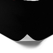 Peace Kanji Symbol Japanese Calligraphy ポスター (角)