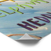 「Peace Language - Version 2」プリント(SSS) ポスター (角)