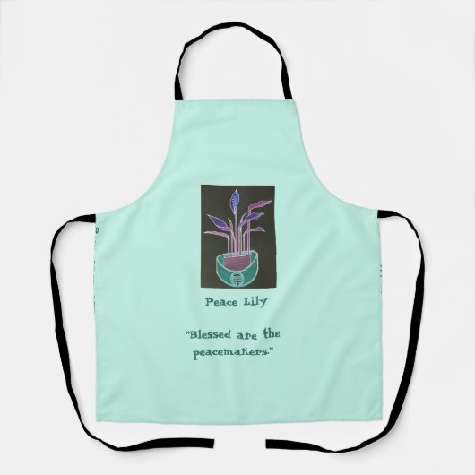 Peace Lily エプロン (正面)