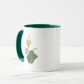 Peace Lily Line Art Mug マグカップ (正面左)