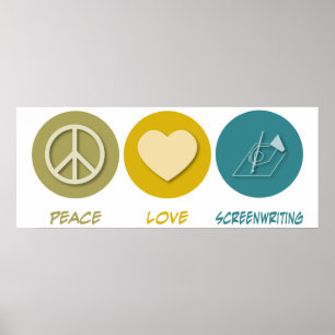 Peace Loveの脚本家 ポスター