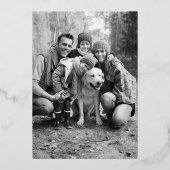 Peace Loveエレガント Fresh Start写真 箔シーズンカード (裏面)