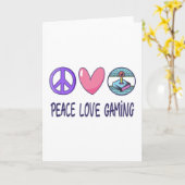 Peace Loveゲーム カード (黄色い花)