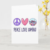 Peace Loveゲーム カード (黄色い花)