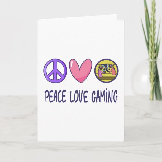 Peace Loveゲーム カード (正面)