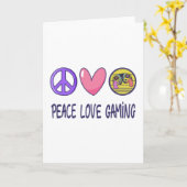 Peace Loveゲーム カード (黄色い花)