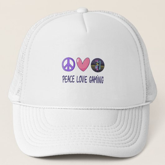 Peace Loveゲーム キャップ (正面)