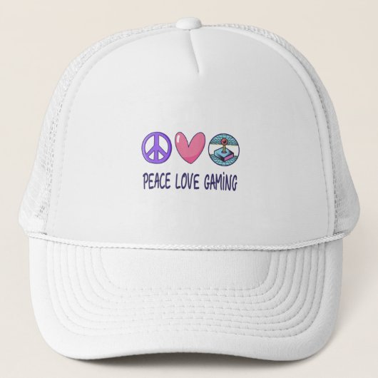Peace Loveゲーム キャップ (正面)