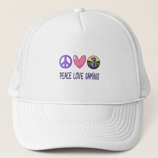 Peace Loveゲーム キャップ (正面)