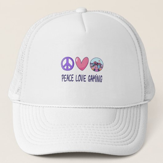 Peace Loveゲーム キャップ (正面)