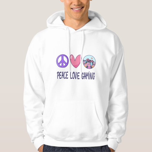 Peace Loveゲーム パーカ (正面)