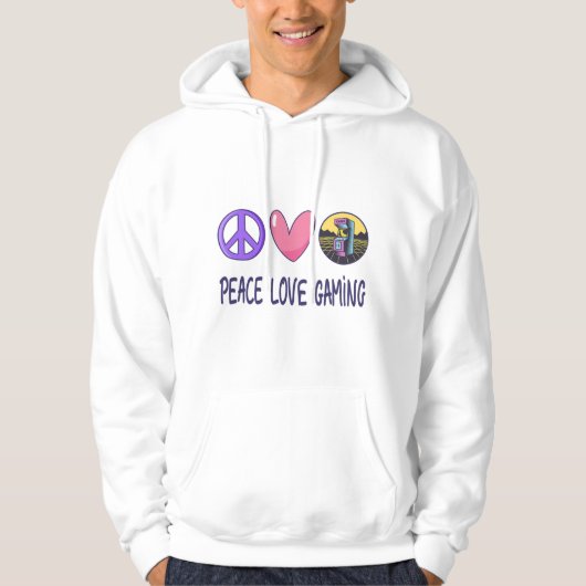 Peace Loveゲーム パーカ (正面)