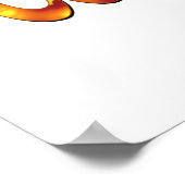 PEACE LOVEコンピュータ ポスター (角)