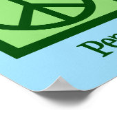 Peace Loveドライクリーニング ポスター (角)