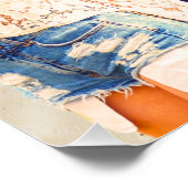 Peace & Loveヴィンテージビーブポスター ポスター (コーナー)