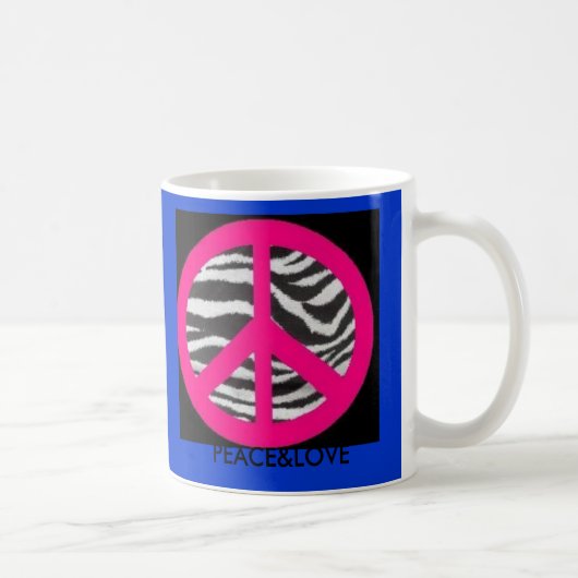 PEACE&LOVE コーヒーマグカップ (右)