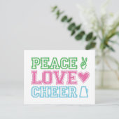 peace.love.応援 ポストカード (スタンド正面)