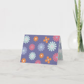 Peace Love and 1960's 1970's Thank You Hippie Card サンキューカード (裏面)