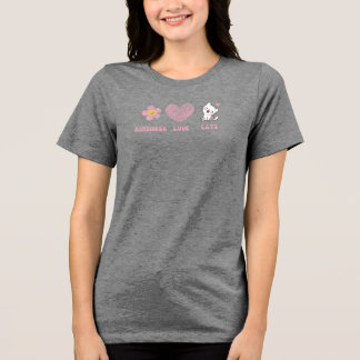 Peace, Love and Cats Doodles  トライブレンドＴシャツ