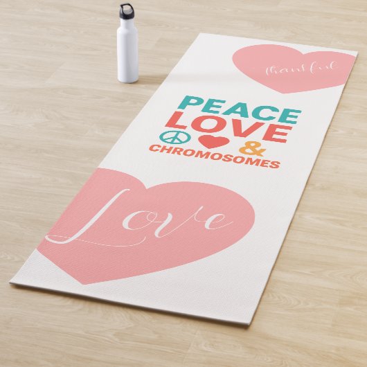 Peace, Love and Chromosomes | Down Syndrome ヨガマット (インサイチュ)