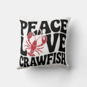 Peace Love and Crawfish Cajun  クッション (裏面)