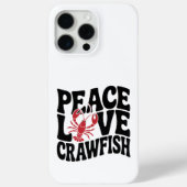 Peace Love and Crawfish Cajun  Case-Mate iPhoneケース (裏面)