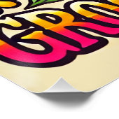 Peace, Love, and Grooviness光沢ポスター ポスター (コーナー)