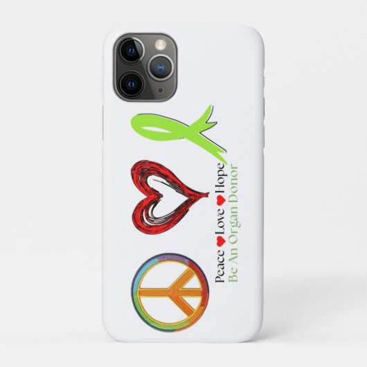 Peace Love and Hope Case-Mate iPhoneケース (裏)