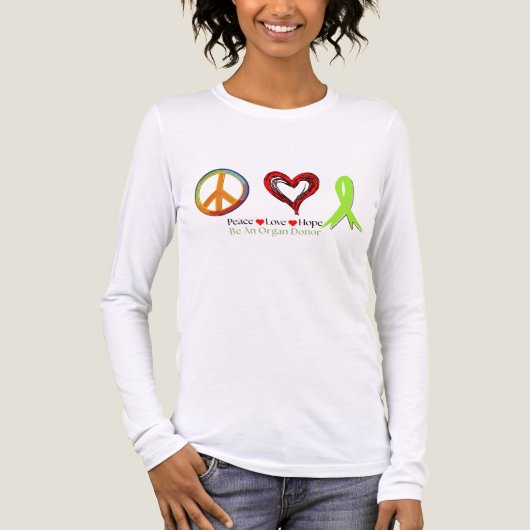 Peace Love and Hope Transplant Surgery, Recipient, トライブレンドTシャツ (正面)